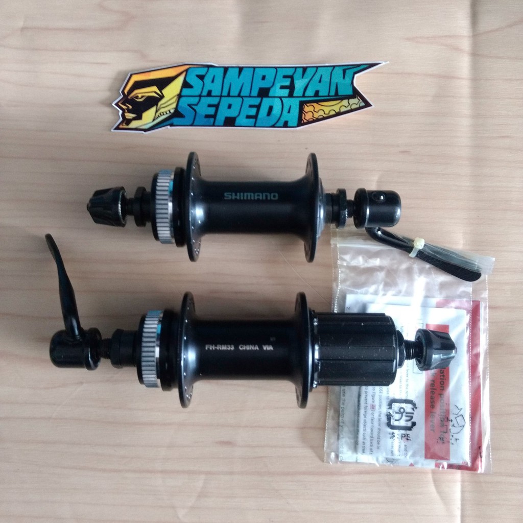 Hub Freehub Tromol Sepeda MTB Federal Shimano Center Lock RM33 Lubang 36 36H