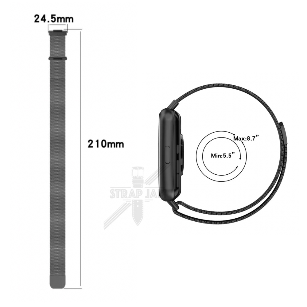 Strap Khusus Untuk Huawei Watch Fit 2 Active - Tali Jam Milanese Loop Magnetic