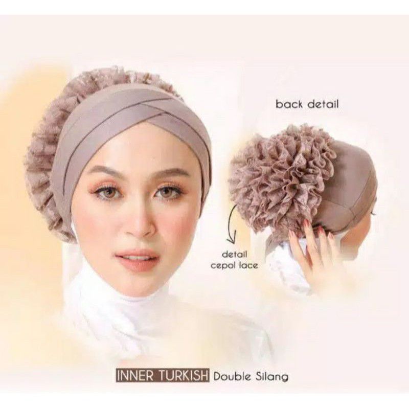 CIPUT HIJAB TURKY DOUBLE SILANG/INNER HIJAB TURKY DOUBLE SILANG