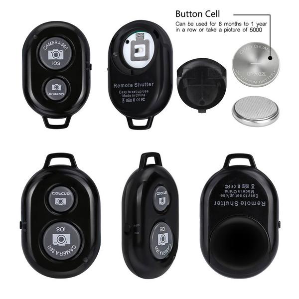 Bluetooth Remote Control Tomsis / Remote Selfie Shutter for Android IOS Smartphone Portabel