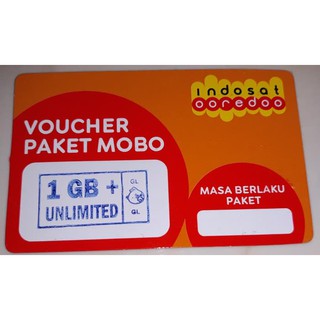 voucher data Indosat 1GB + unlimited | Shopee Indonesia