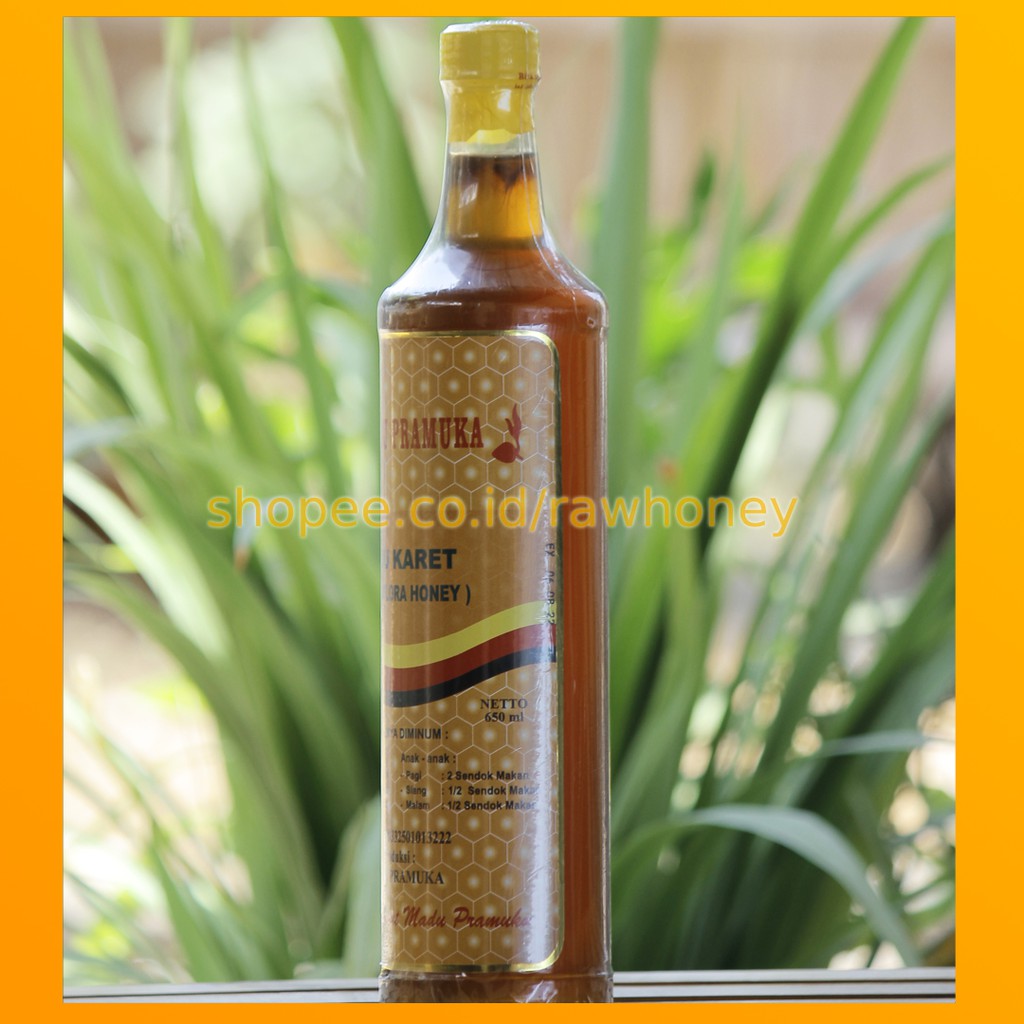 

Madu Karet Pramuka 650ml - raw honey - madu murni asli