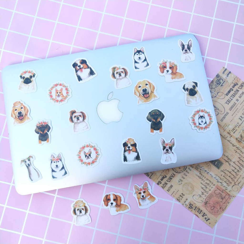 

[GSB OFFICIAL] Stiker Deco Motif Anjing Dogs untuk Journaling atau Scrapbook