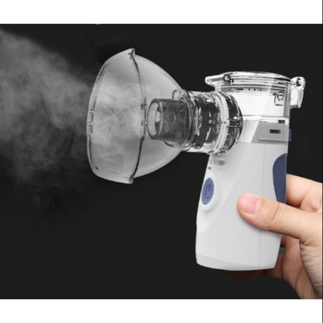 Ultrasonic nebulizer Compact asma alat terapi pernafasan inhale kesehatan perawatan hidung sinus uap
