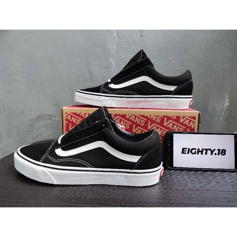 oldskool Black White Original  ( RESMI PT NAVYA)