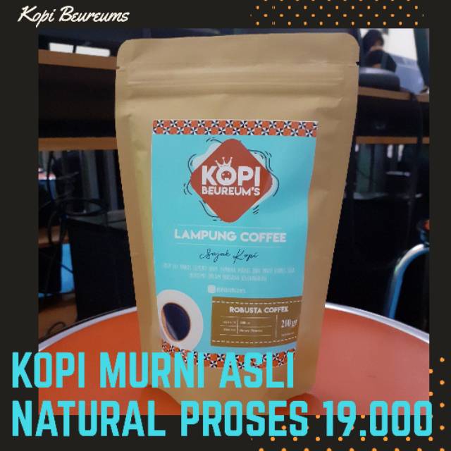 

KOPI | BUBUK | LAMPUNG ASLI | 200 GRAM