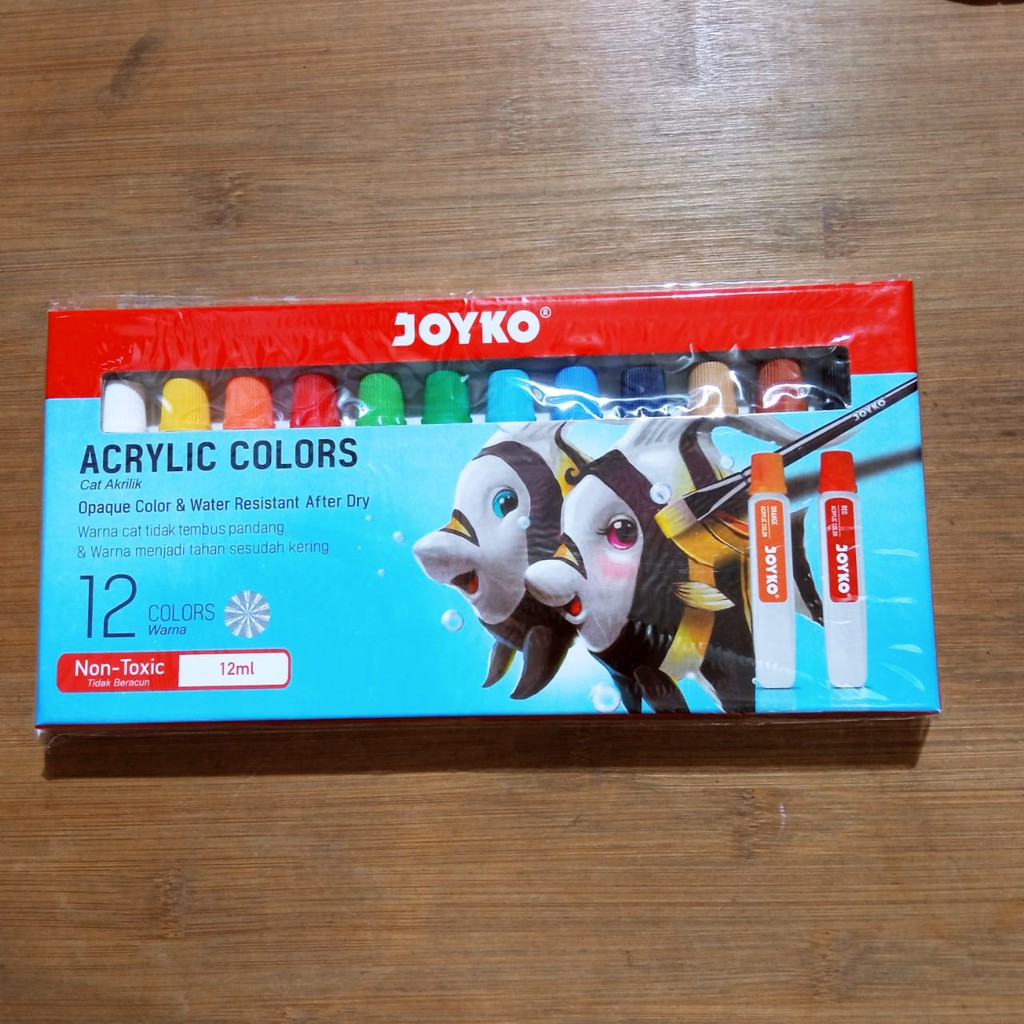 

CAT ACRYLIC 12 WARNA JOYKO