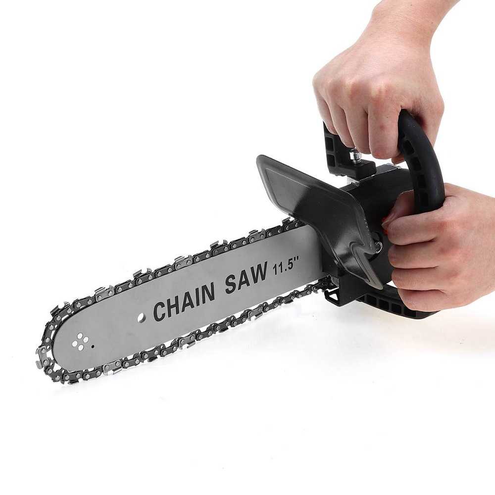 Chain saw Gerinda Tangan Listrik Menjadi Gergaji Chainsaw Bonus Mata Gergaji Rantai Chainsaw