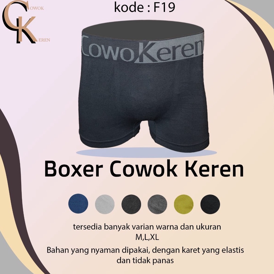 IL - BOXER RAJUT PREMIUM PRIA / COWOK KEREN / LAKI / CD PRIA