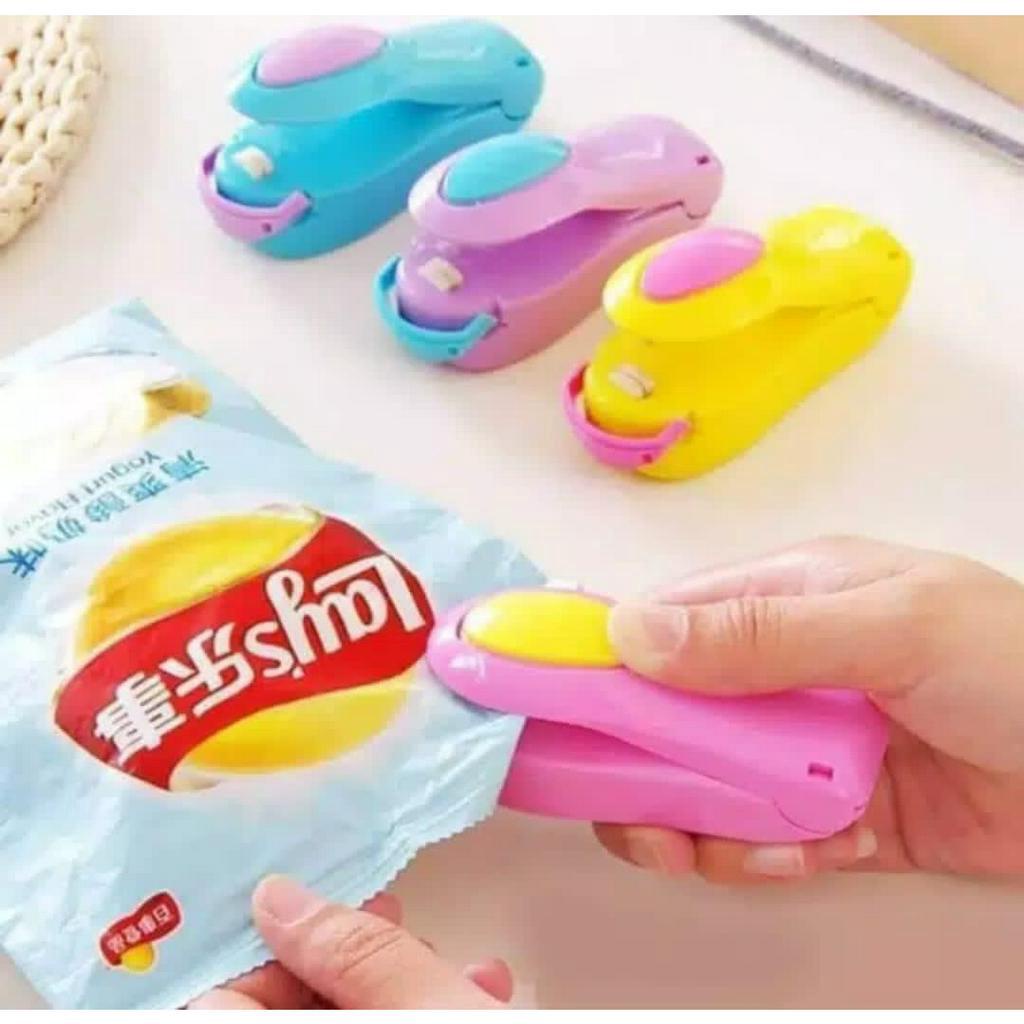 Alat Perekat Plastik Hand Sealer Penjepit makanan/perekat plastik mini perekat plastik