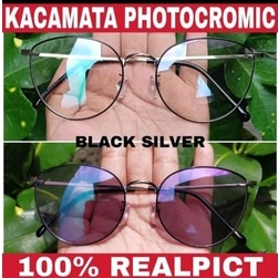 [TERMURAH] Kacamata Photocromic Korea / Anti Radiasi 2 In 1 Potokromik Photochromic Pria Wanita Fotocromic Potocromic