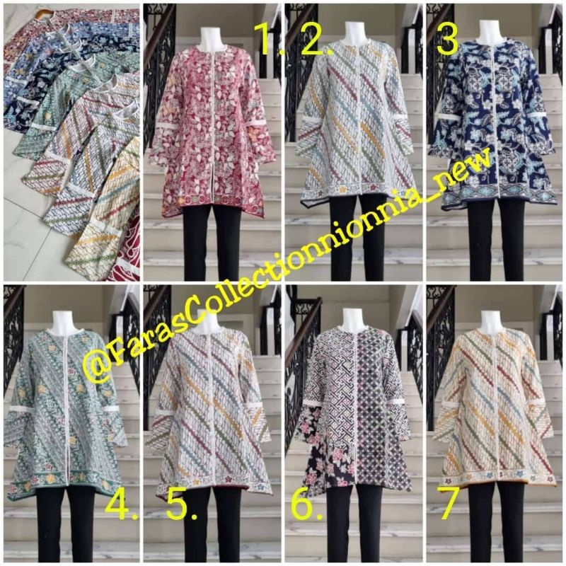 Tunik Full Batik Wonogiri ori by Edness Kayla