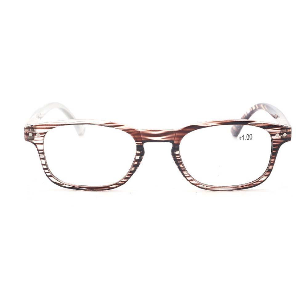 Mxbeauty Kacamata Baca Klasik Unisex+1.0~+ 4.0 Frame Hitam Resin Optik Presbyopic Glasses