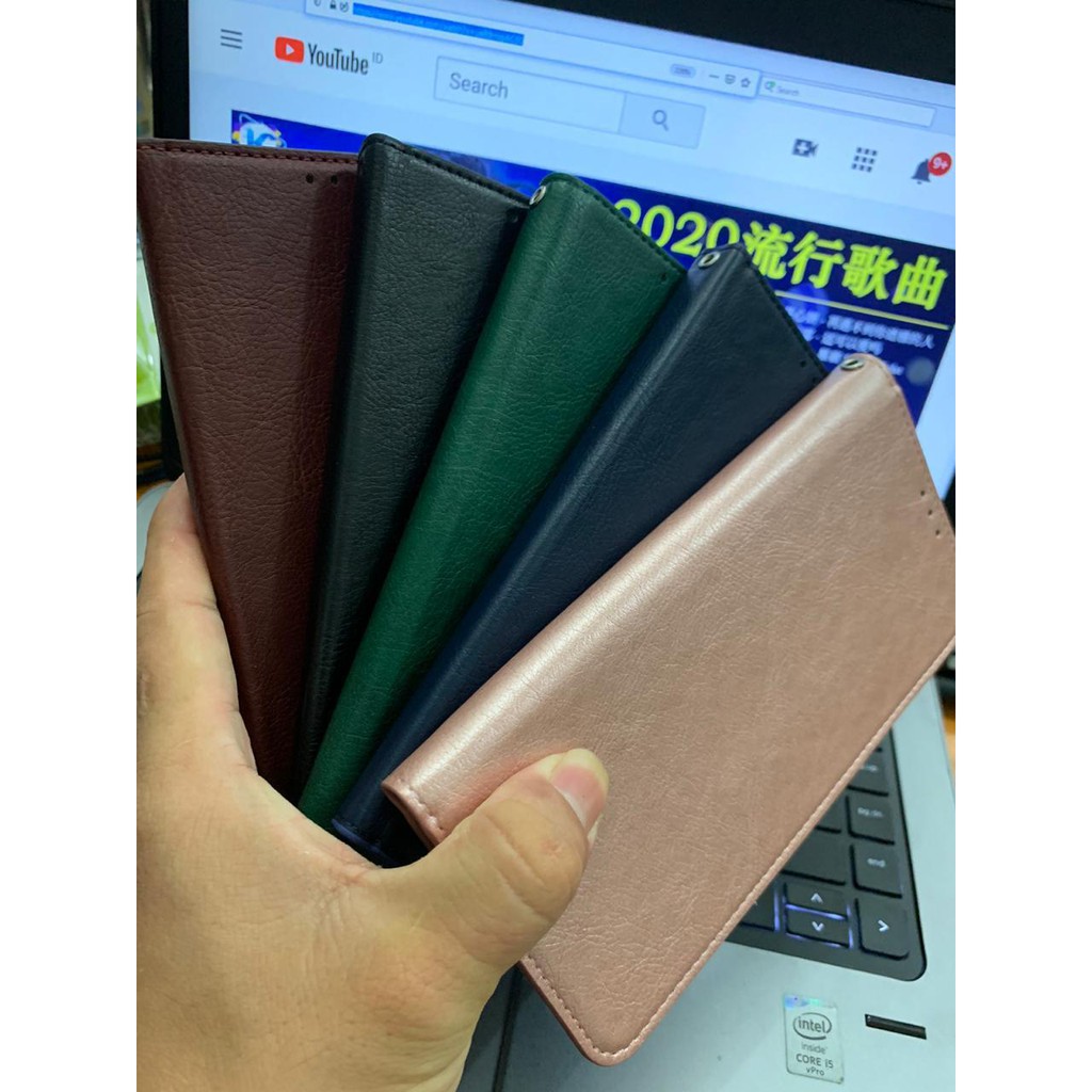Xiaomi NOTE 10 Redmi note 9 / Redmi 9A / Redmi 9C Flip Cover Kulit Flip Wallet Leather Dompet Kulit