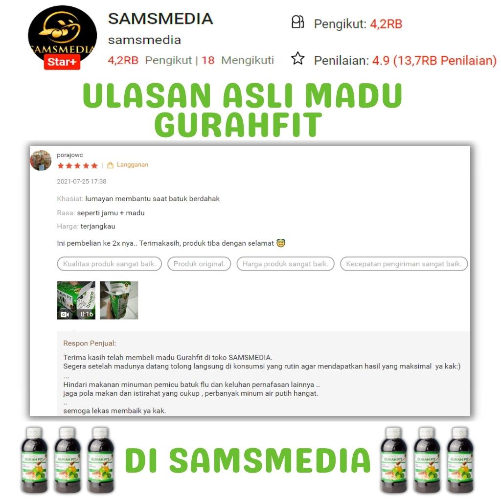 Madu Gurah Fit Asli original Madu Gurahfit Obat Batuk Radang Tenggorokan - Madu Gurahfit Asli Original - Samsmedia