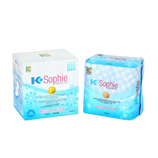 K-Sophie Regular Flow Day Use (Pembalut K-Link Asli) - BIRU