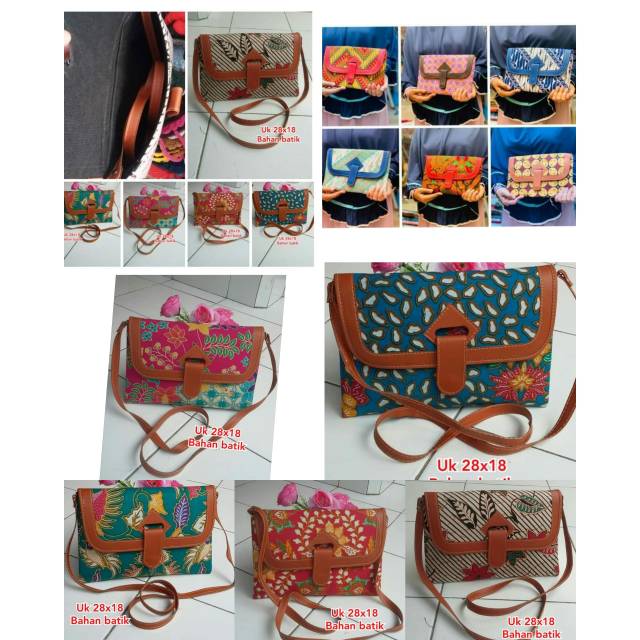 Tas batik kekinian / tas batik murah / tas batik jogja ayukhayla