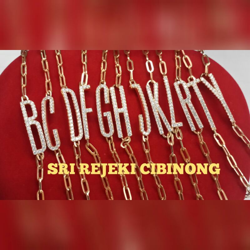 Gelang Tangan Paperlina "SYAHNAZ" Mata Putih L375