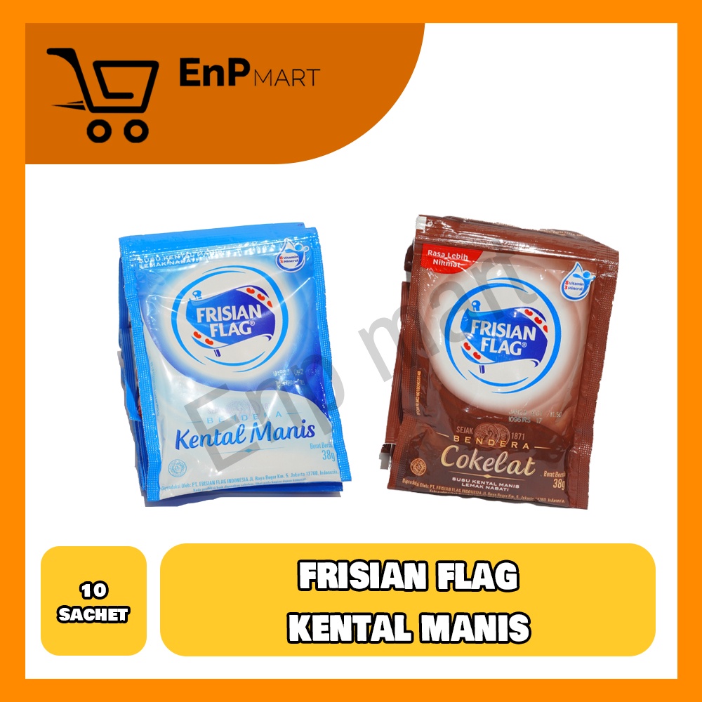 

Susu Kental Manis Frisian Flag (Bendera) - 1 Renceng 6 Sachet