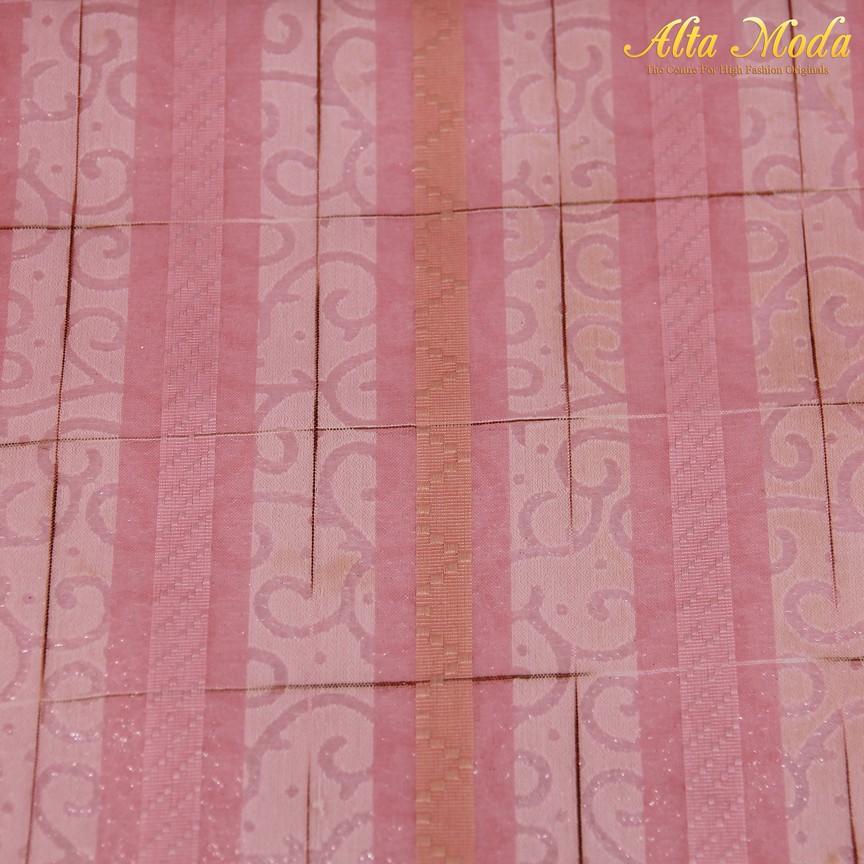 

Alta Moda Katun Dobby Stripe Pattern Soft Pink Mix Pink (1M)