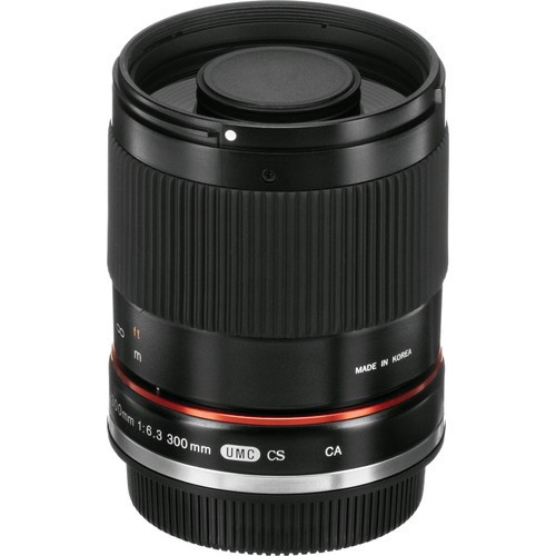 SAMYANG 300MM MIROR F6.3 FOR SONY NEX/FUJI X/ MFT BLACK LENSA CAMERA