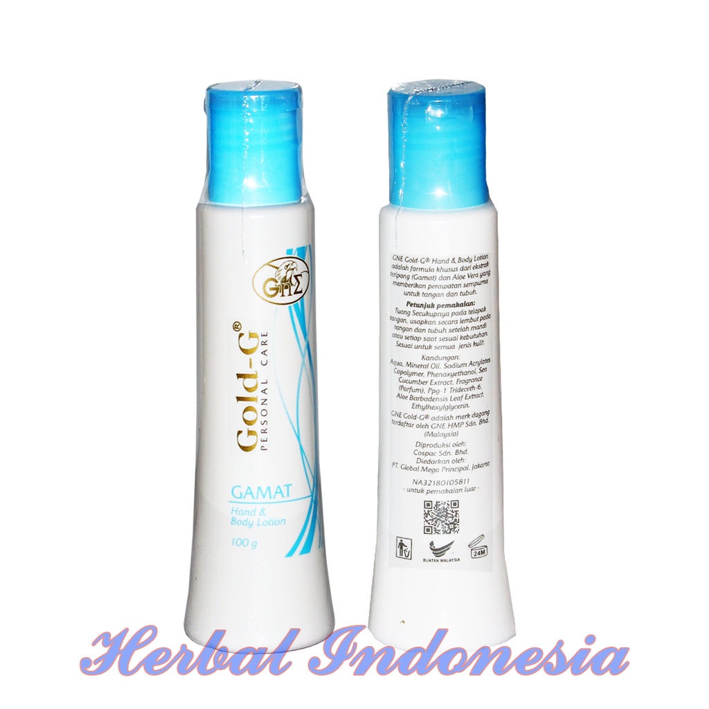 Gold - G Gamat Hand &amp; Body Lotion 100gr | Gold - G Personal Care