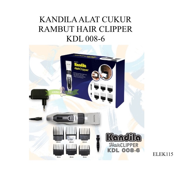 ELEK115 KANDILA ALAT CUKUR RAMBUT HAIR CLIPPER KDL 008-6