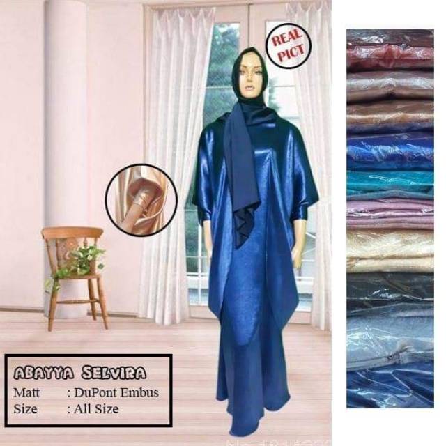 Gamis abaya tangan kalong