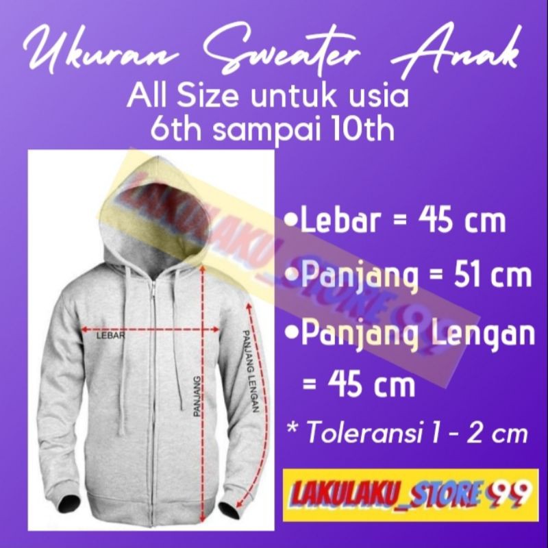 Sweater Anak Perempuan Warna Lilac Bad Hair Day Lucky Bear PowerPuff Girl Switer Hoodie Anak Cewe-4