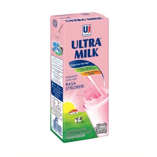 Jual ULTRA MILK STRAWBERRY 250 ML | Shopee Indonesia