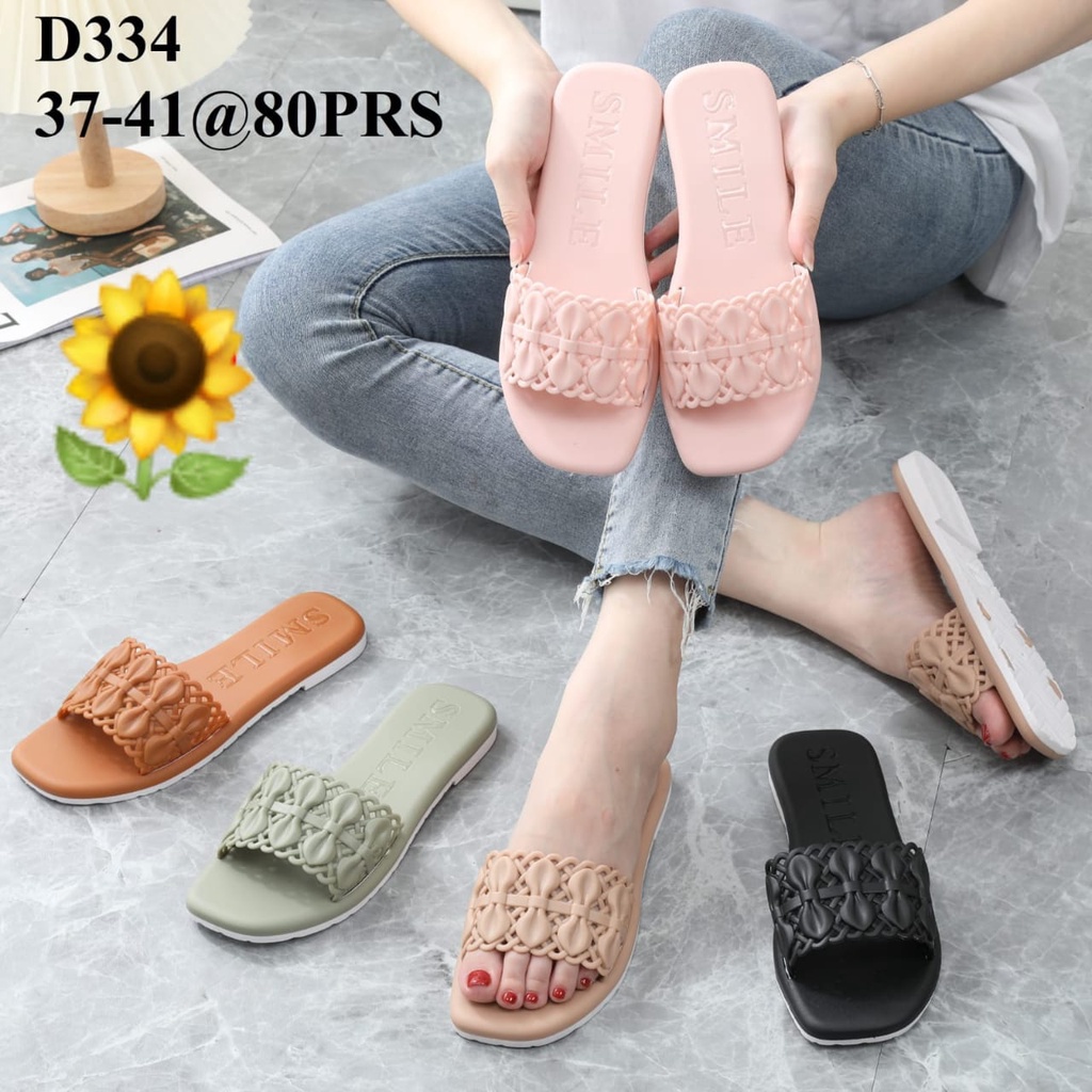 Sandal Karet Jelly Wedges Wanita import Model Terbaru Original Kekinian by AGUNG STYLE Balance D334