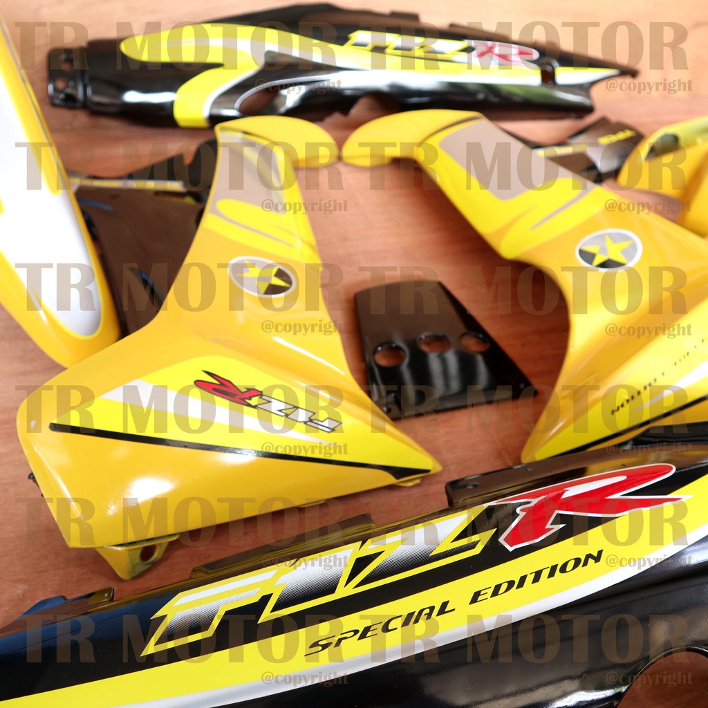 Cover Body Fizr F1zr Caltex Kuning Hitam Full Set Halus Cover Bodi Yamaha Fiz r