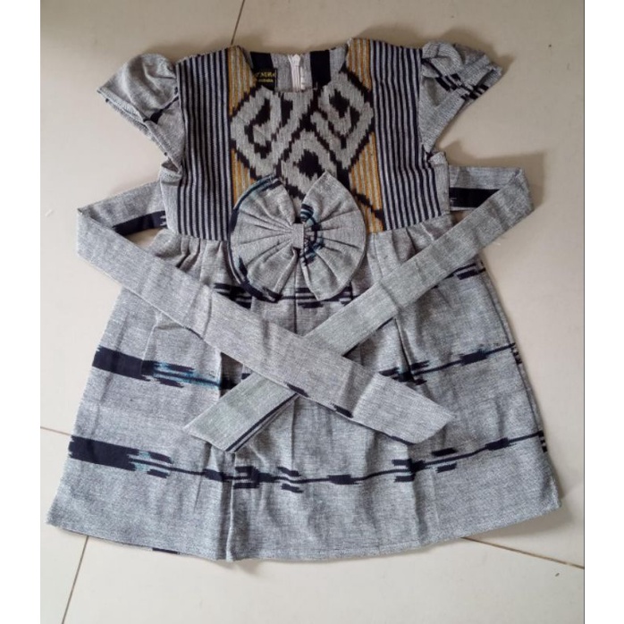 baju tenun anak tenun asli stok ready