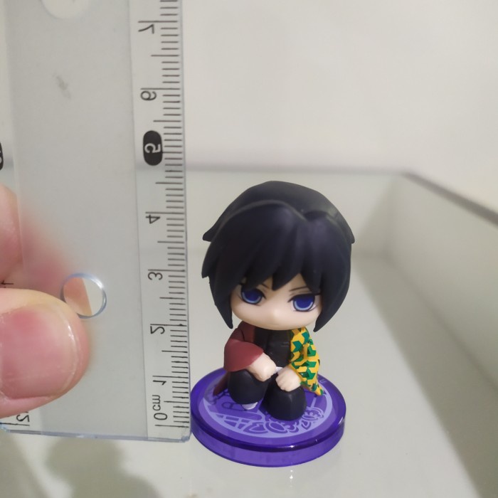 Hot Sale Suwarasetai Hashira 5 Kimetsu No Yaiba Gashapon Figure Tomioka Giyu Termurah