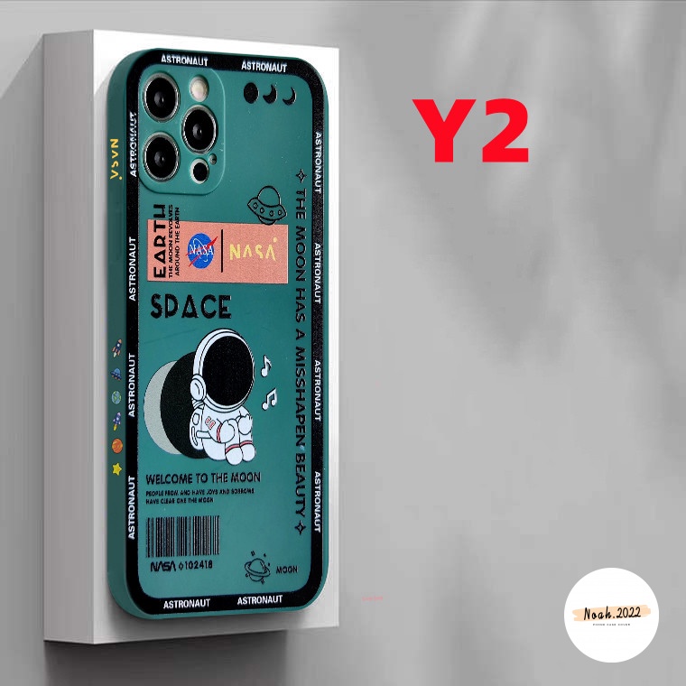 Soft Case Tpu Motif Kartun NASA Astronot Untuk Vivo Y15 Y12A Y21s Y17 Y33s Y15S Y91C Y93 Y95 Y21T Y51 Y11S Y15A Y50 Y91 Y31 Y20 Y30 Y20 Y30 Y20 Y20 Y30G Y20