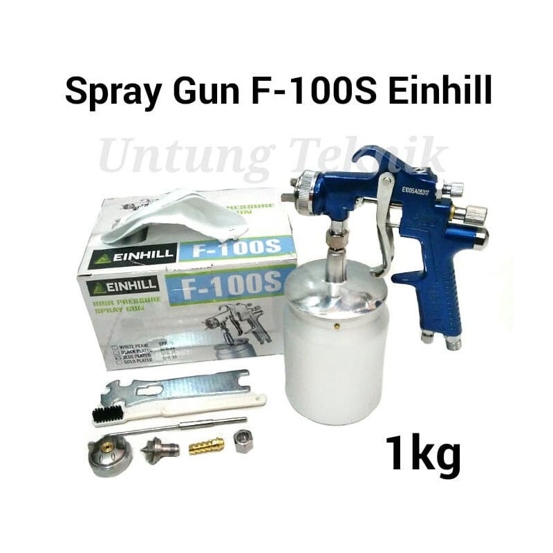 EINHILL 1.6mm F 100 Suction Spray Gun - Semprotan cat tabung bawah