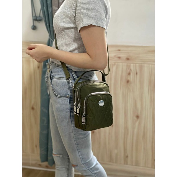 TAS CHIBAO BORDIR 2in1 Jinjing Dan Selempang 3Sleting Y332-8