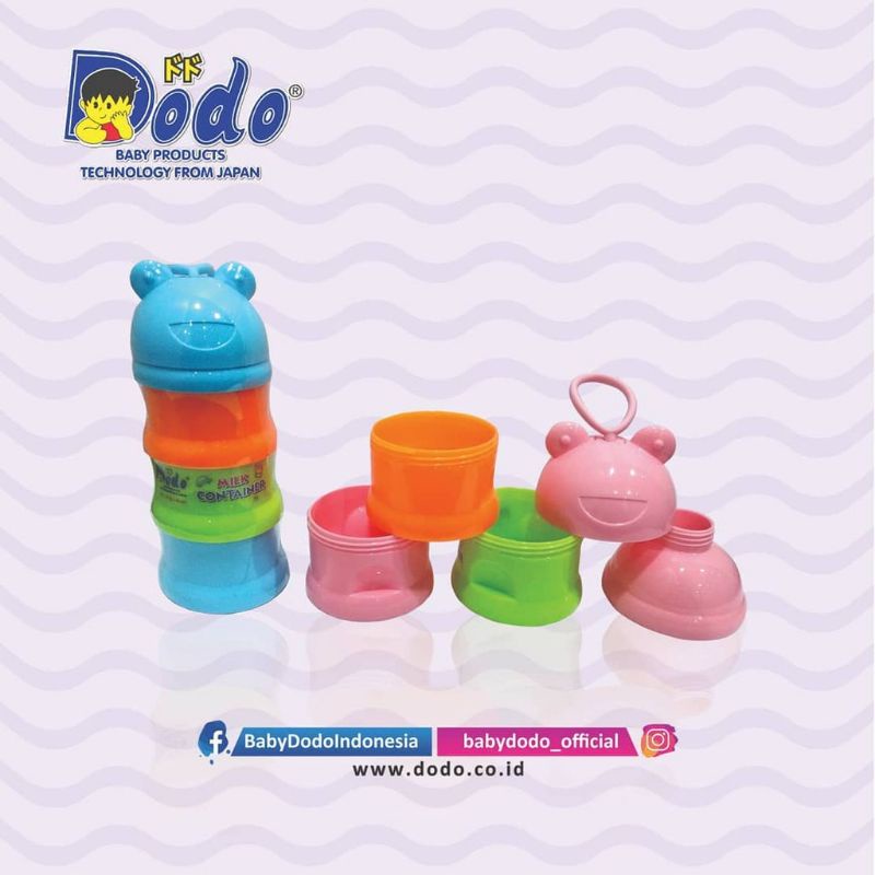 Container Susu Kotak Tempat Susu 3 Tingkat/ Milk Container BPA Free