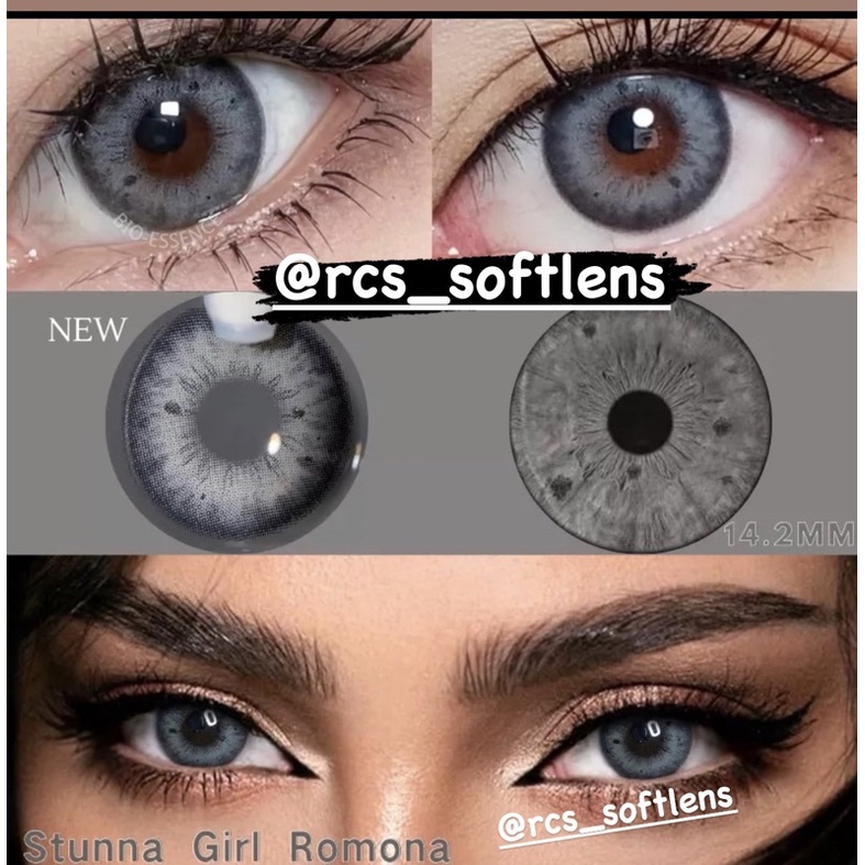 RCS ✅ NEW  softlens biru softles coklat