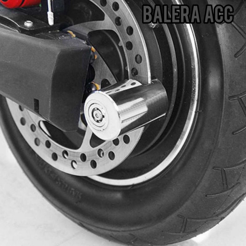 Kunci Gembok Cakram Baja Bulat Anti Maling Untuk Cakram sepeda dan Motor WATERPROOF Tahan Air Fazzio Vario Pcx Namx Stylo Filano DLL