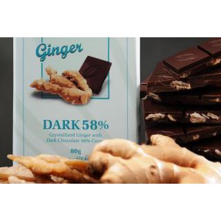 

80gr-CHOCOLATE MONGGO Khas Jogja -rasa GINGER