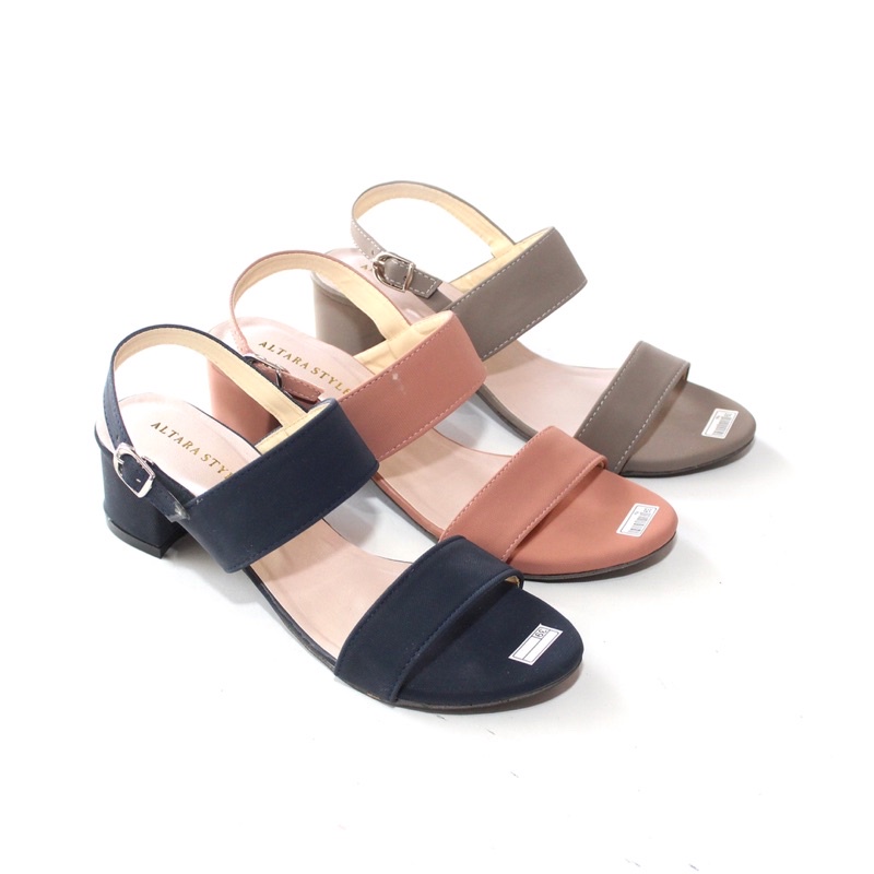 SANDAL HEELS WANITA TINGGI 6cm TERBARU HAK TAHU MODEL TALI KULIT KEKINIAN CASUAL MURAH SENDAL HAK TAHU SEPATU PEREMPUAN FORMAL HEELS TAHU PESTA HAK CHUNKY KONDANGAN CANTIK SQA-1