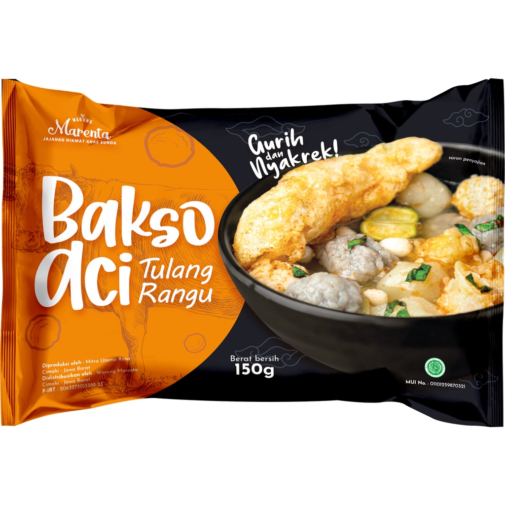 

Warung Marenta Baso Aci Tulang Rangu