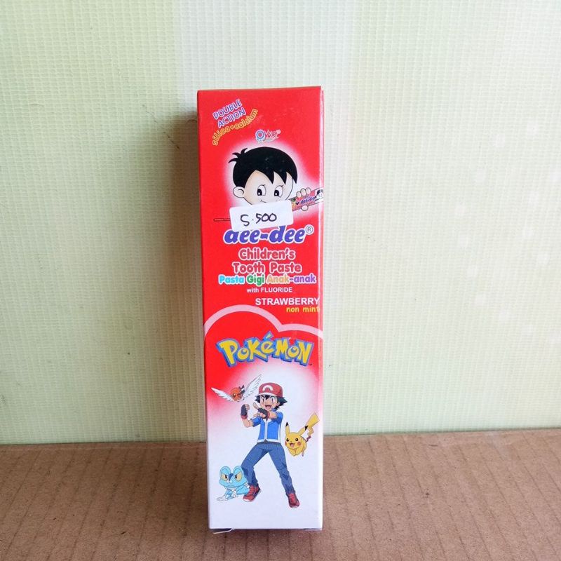 YURI DEE-DEE CHILDERN'S TOOTHPASTE STRAWBERRY, GRAPE, ORANGE 50GR