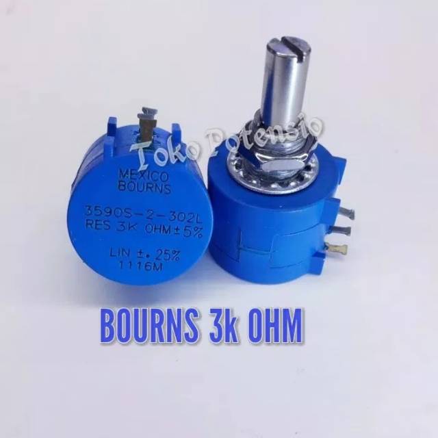 POTENSIO BOURNS 3K 10xPUTARAN