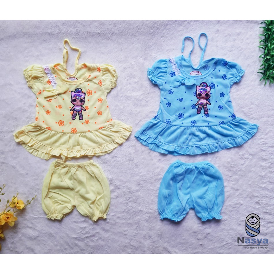  E 03 Baju  Bayi  Perempuan  Murah  motif owl Shopee  Indonesia