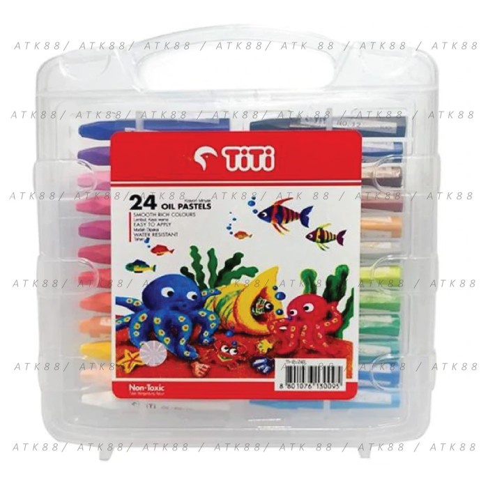 

PASTEL-DRY-OIL- KRAYON / CRAYON TITI 24 OIL PASTELS TI-P-24S -OIL-DRY-PASTEL.
