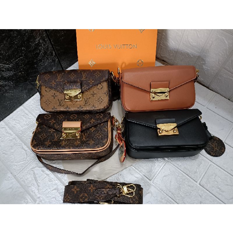 tas fashion LV metis mini slingbag dan shoulder bag free box