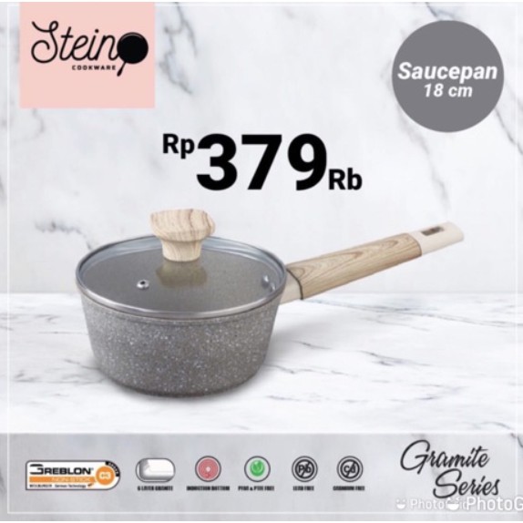 Stein Cookware - Granite Series Saucepan 18cm