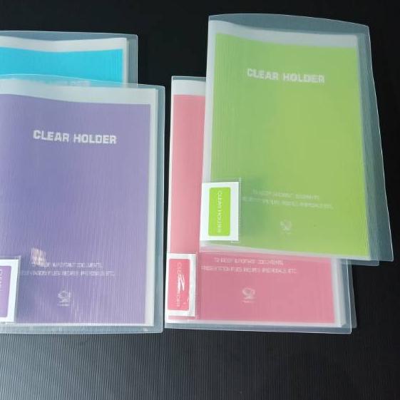 

Bagus Clear Holder F4 isi 20 poket ☑